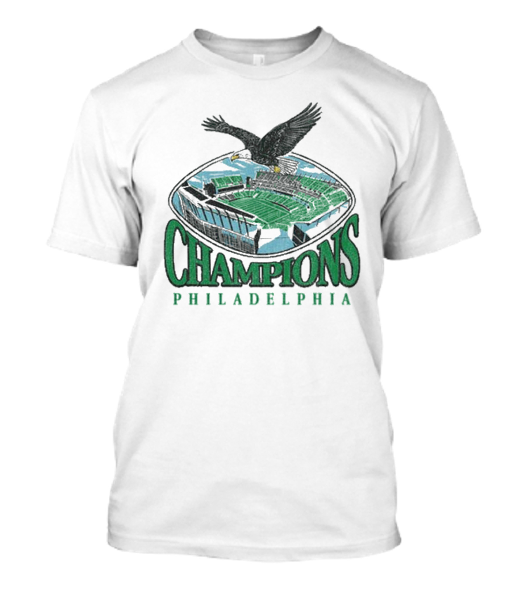 Philadelphia Eagles Stadium Champions Vintage Win Over Kansas City Chiefs T-Shirt