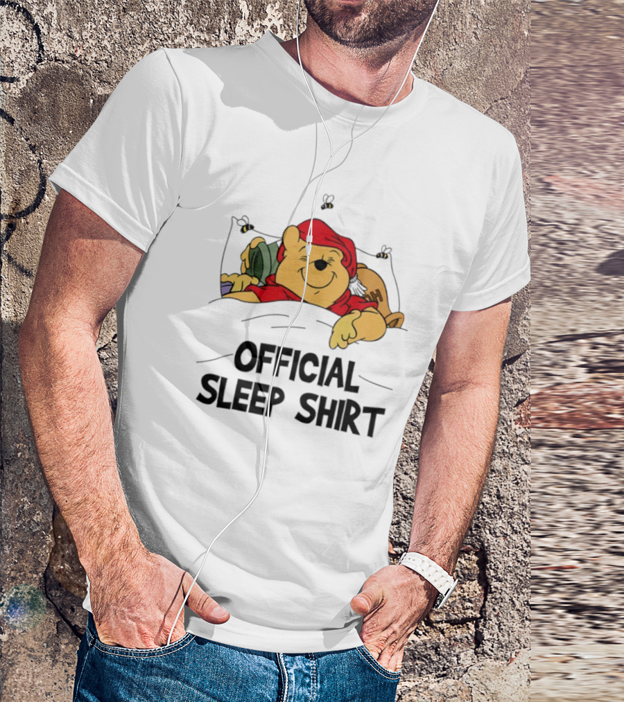 Pooh Pajama Sleep Emoji ZZZ Hunny Dreams T-Shirt