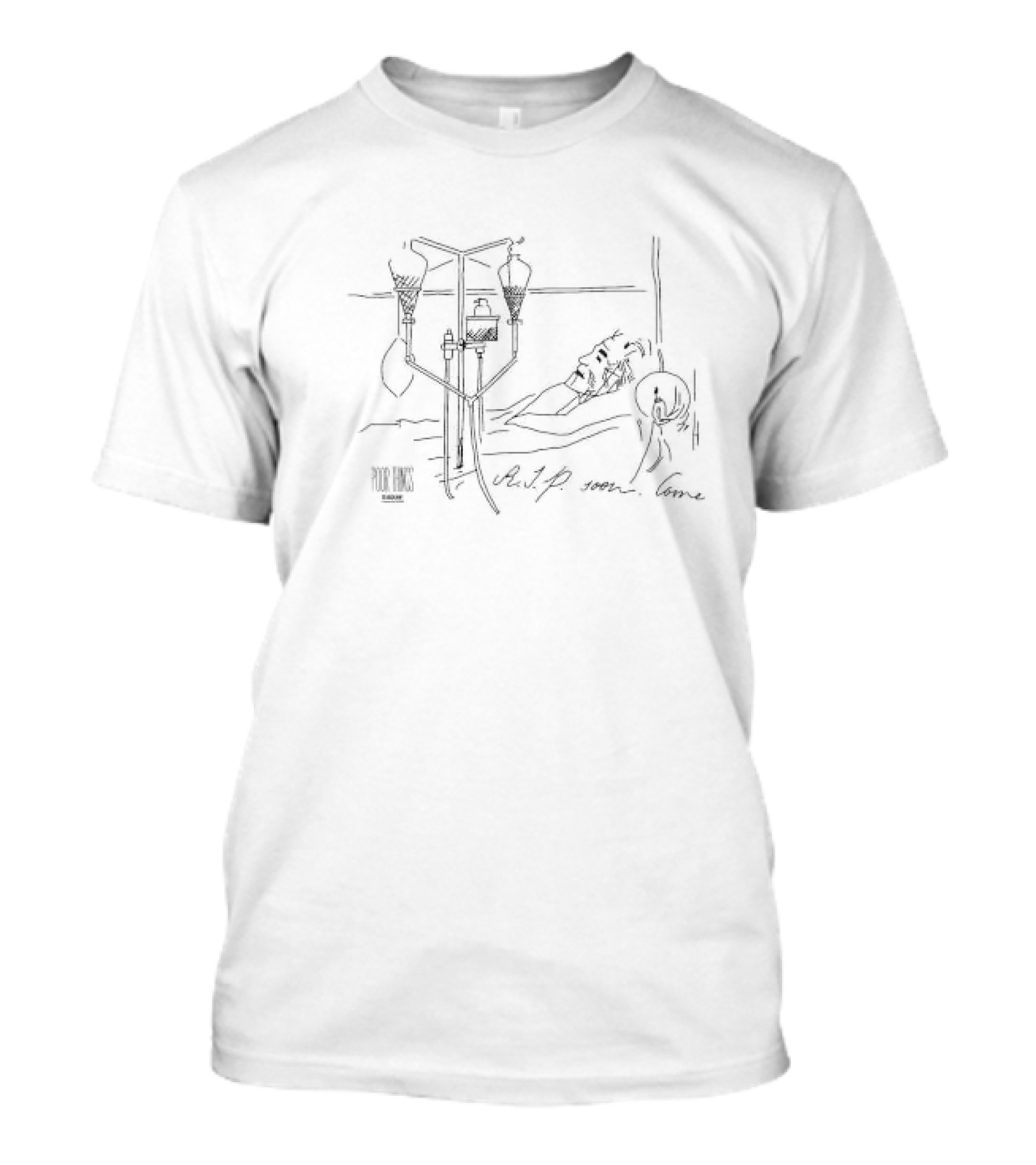 Poor Things Godwin Rip Joon Come Paw Print T-Shirt