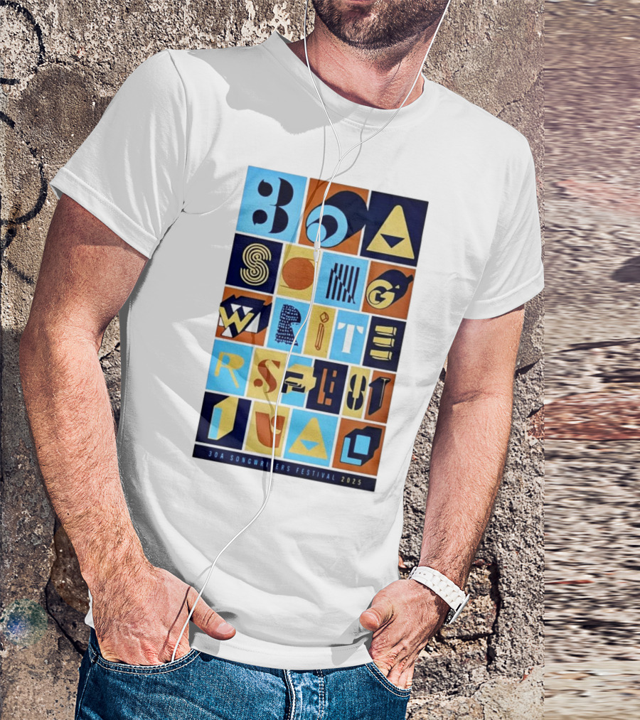 30A Songwriters Festival 2025 Walton Florida Beach T-Shirt