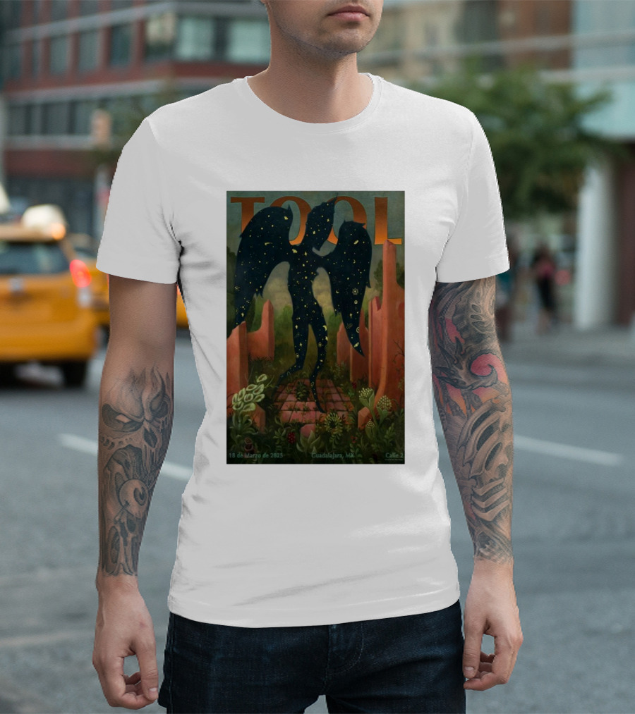 Tool March 18 2025 Calle 2 Guadalajara Mexico T-Shirt