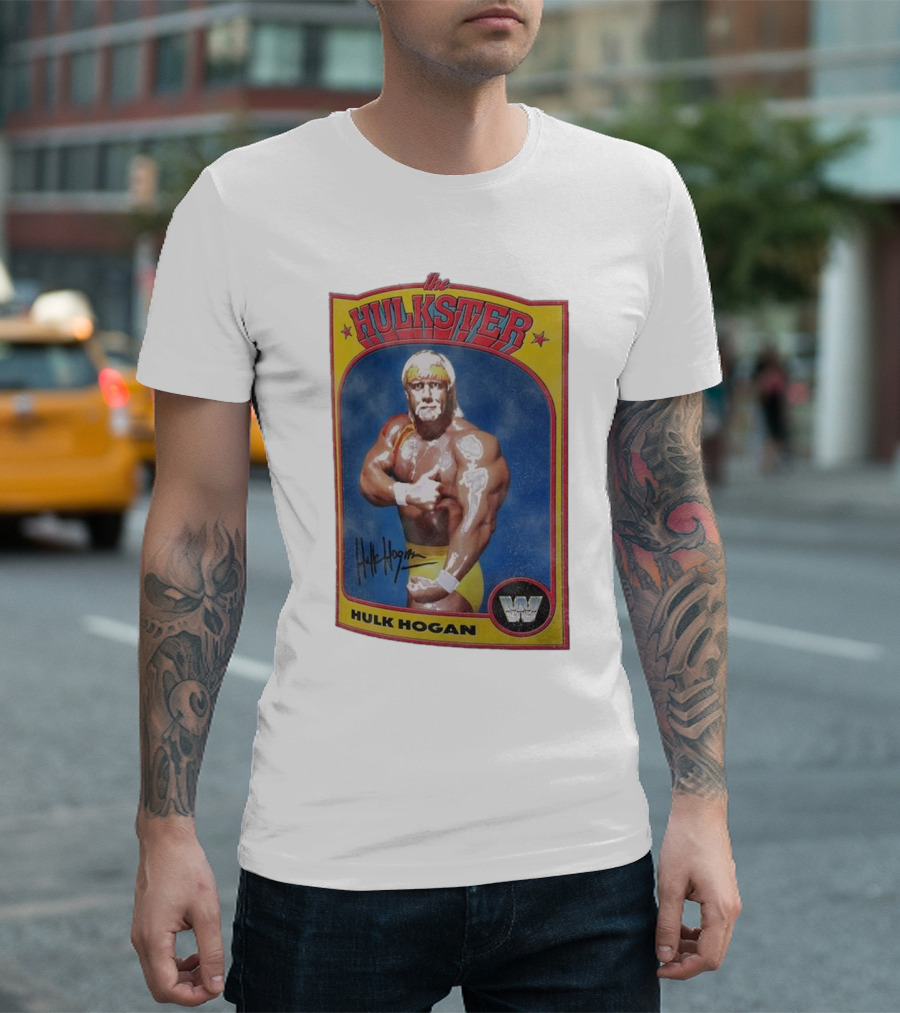 Hulk Hogan The Hulkster Vintage Sports Card Signature WWE 2025 Ripple Junction T-Shirt
