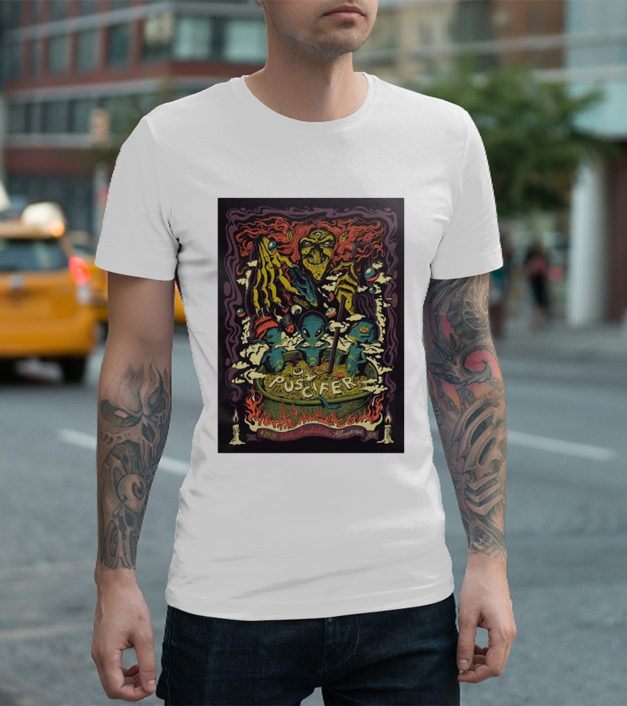 Puscifer Isleta Amphitheater Albuquerque April 27 2025 Alien Theme T-Shirt