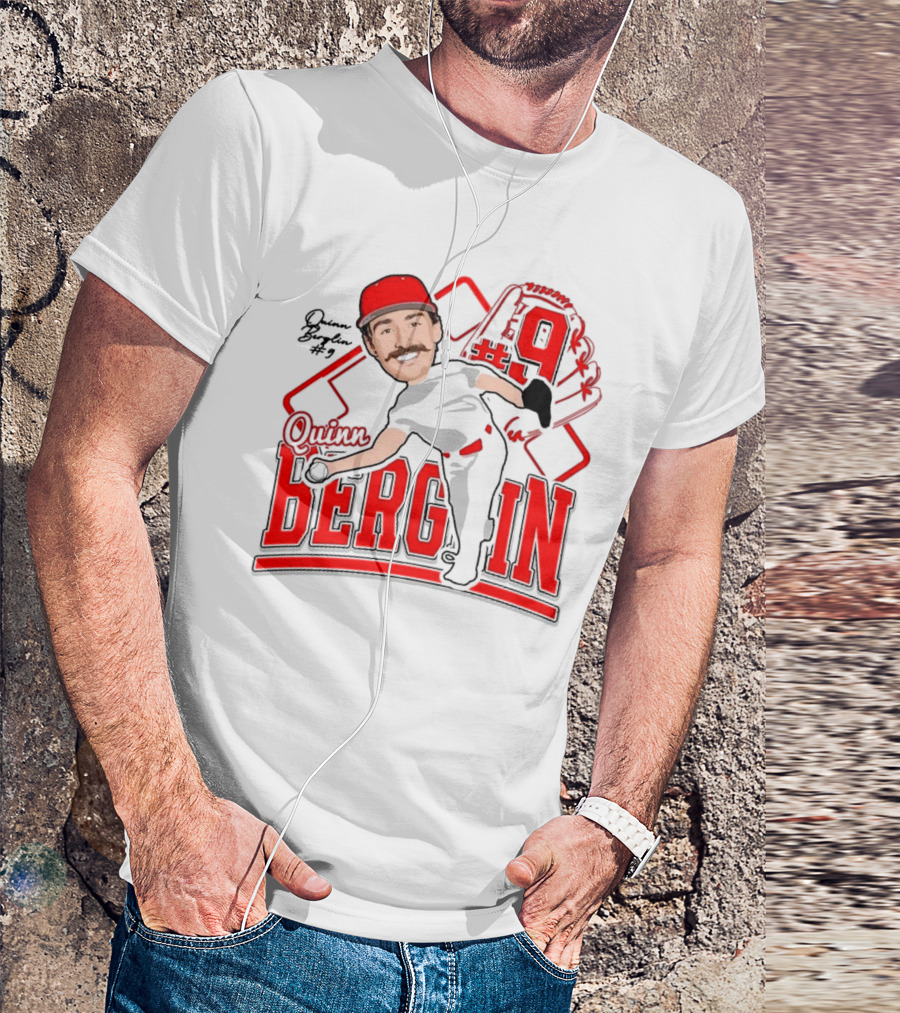 Quinn Berglin Baseball 2025 Glove Number 9 T-Shirt