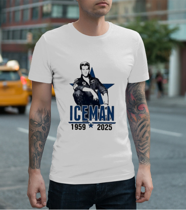 Val Kilmer 1959-2025 Iceman Top Gun T-Shirt