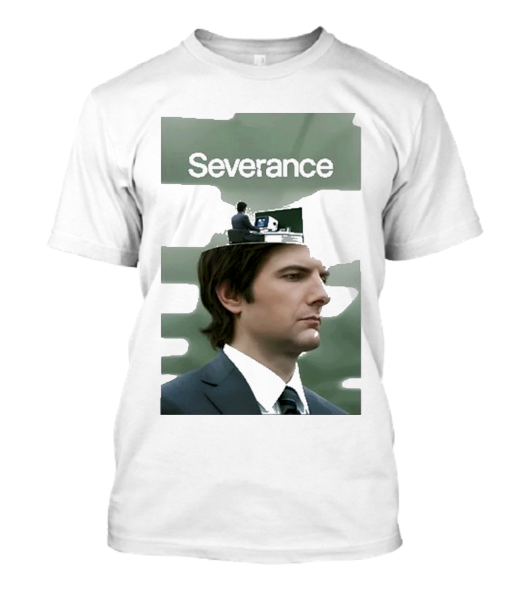 Severance 2022 Business Suit Man With Desk In Head T-Shirt