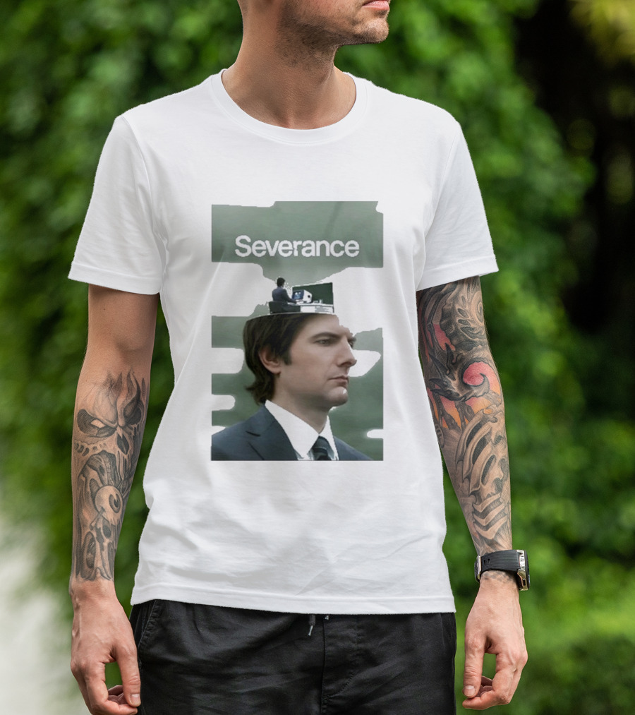 Severance 2022 Business Suit Man With Desk In Head T-Shirt