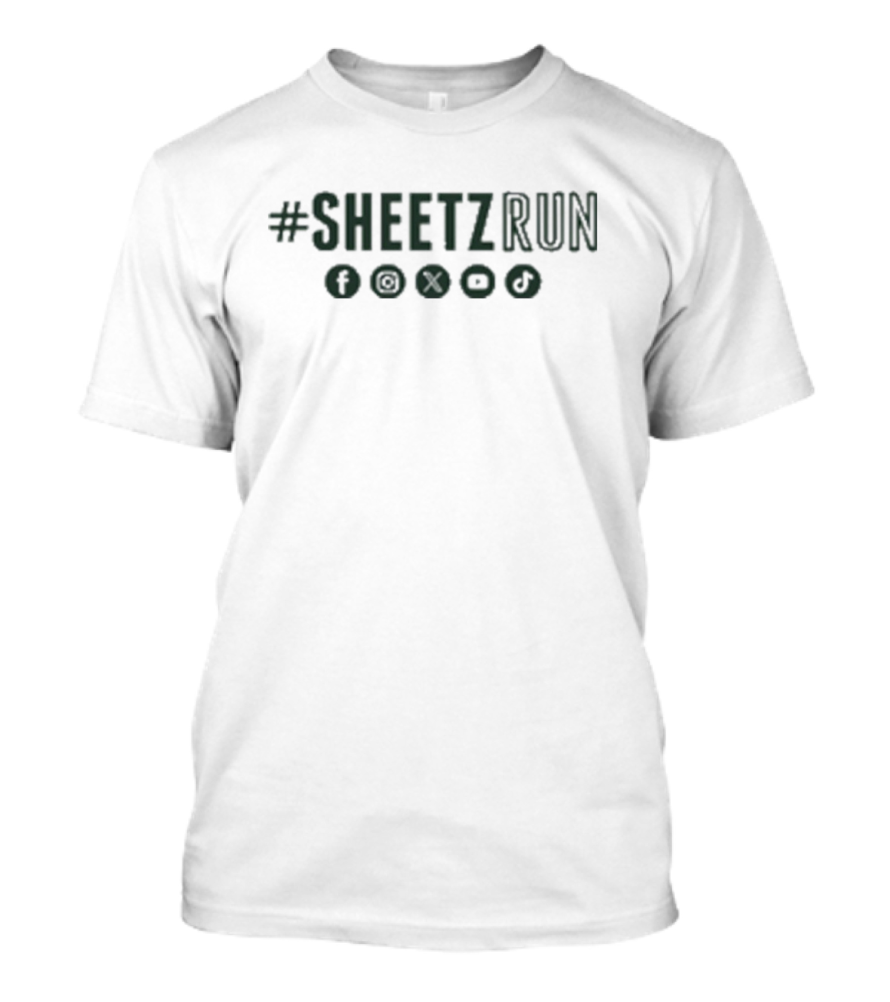 #SHEETZRUN Round Icons Collection T-Shirt
