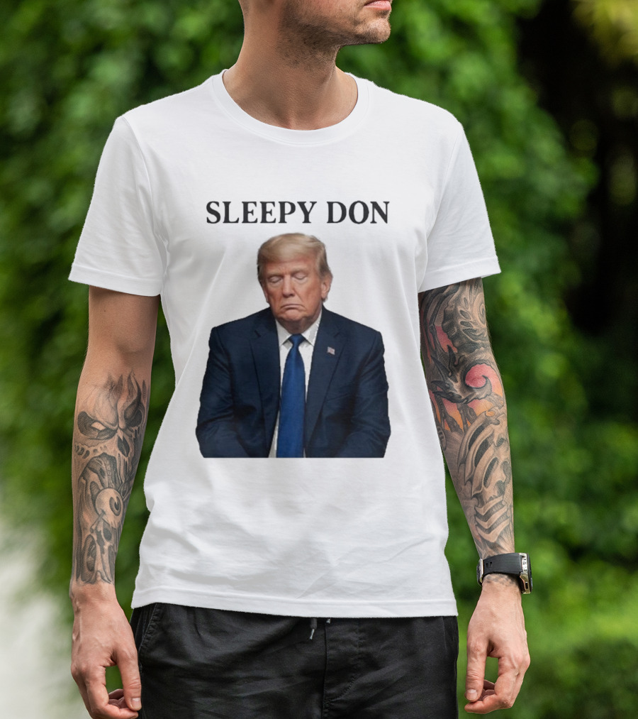 Sleepy Don Donald Trump Sleepy Joe Image T-Shirt