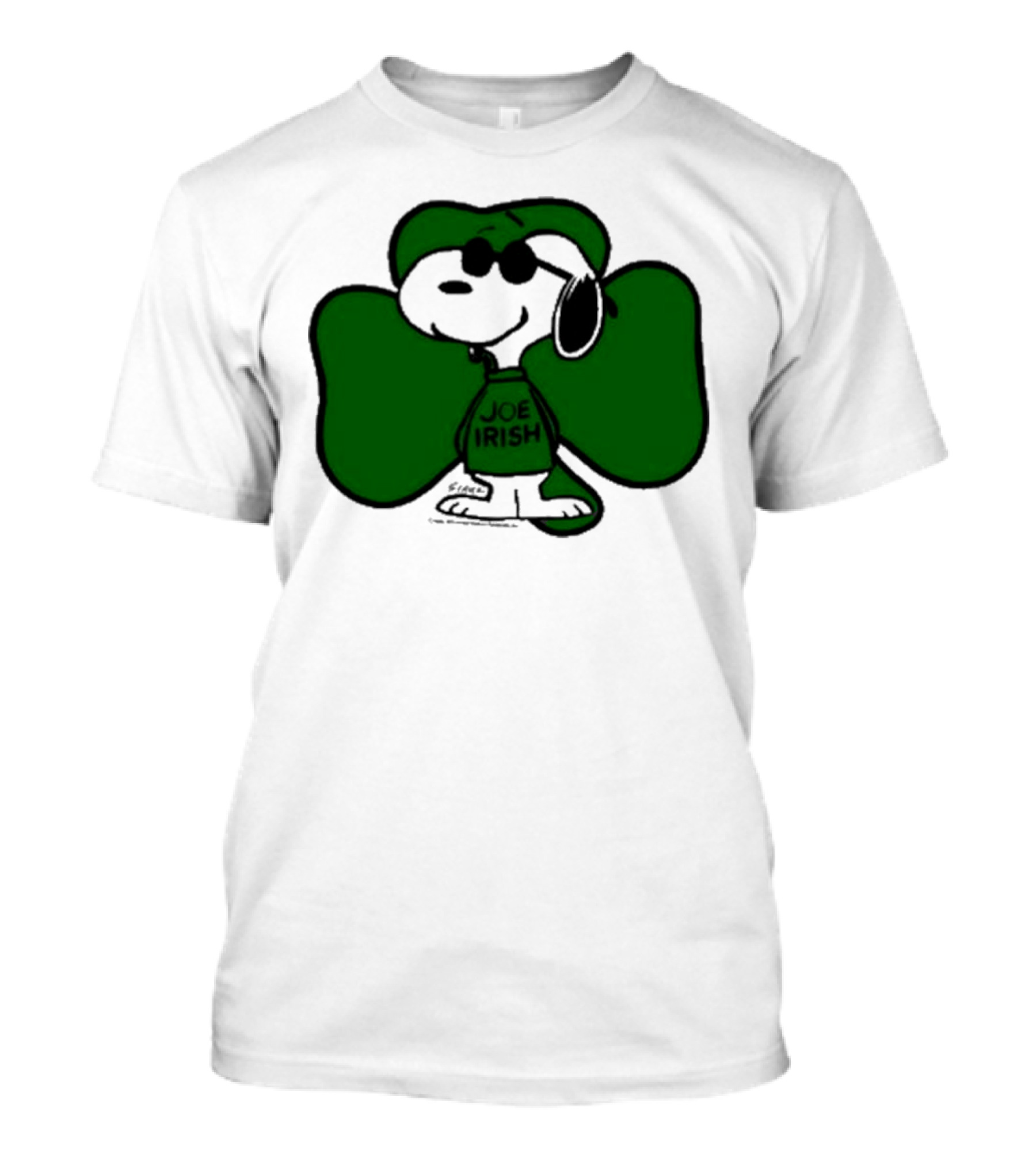 Snoopy Joe Irish Shamrock 1980s Vintage Style T-Shirt