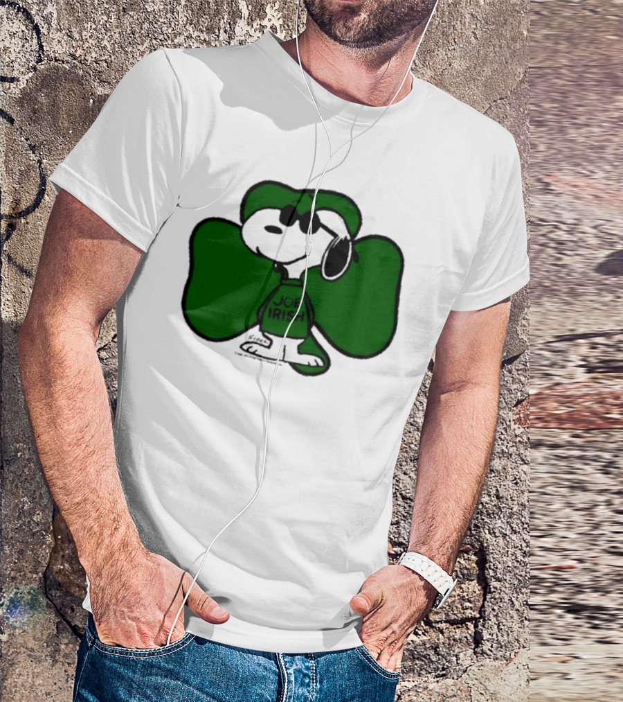 Snoopy Joe Irish Shamrock 1980s Vintage Style T-Shirt