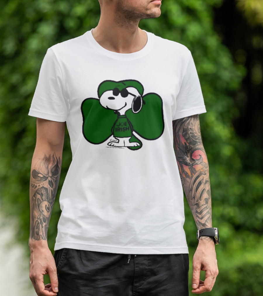 Snoopy Joe Irish Shamrock 1980s Vintage Style T-Shirt