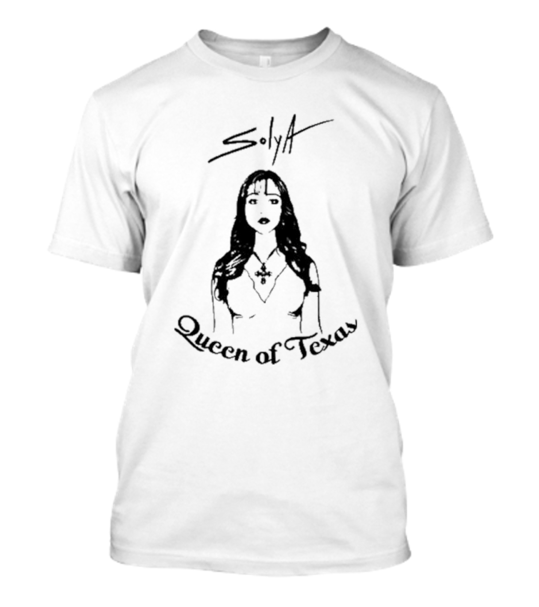 Solyamusic Queen Of Texas Retro Music Vibe T-Shirt