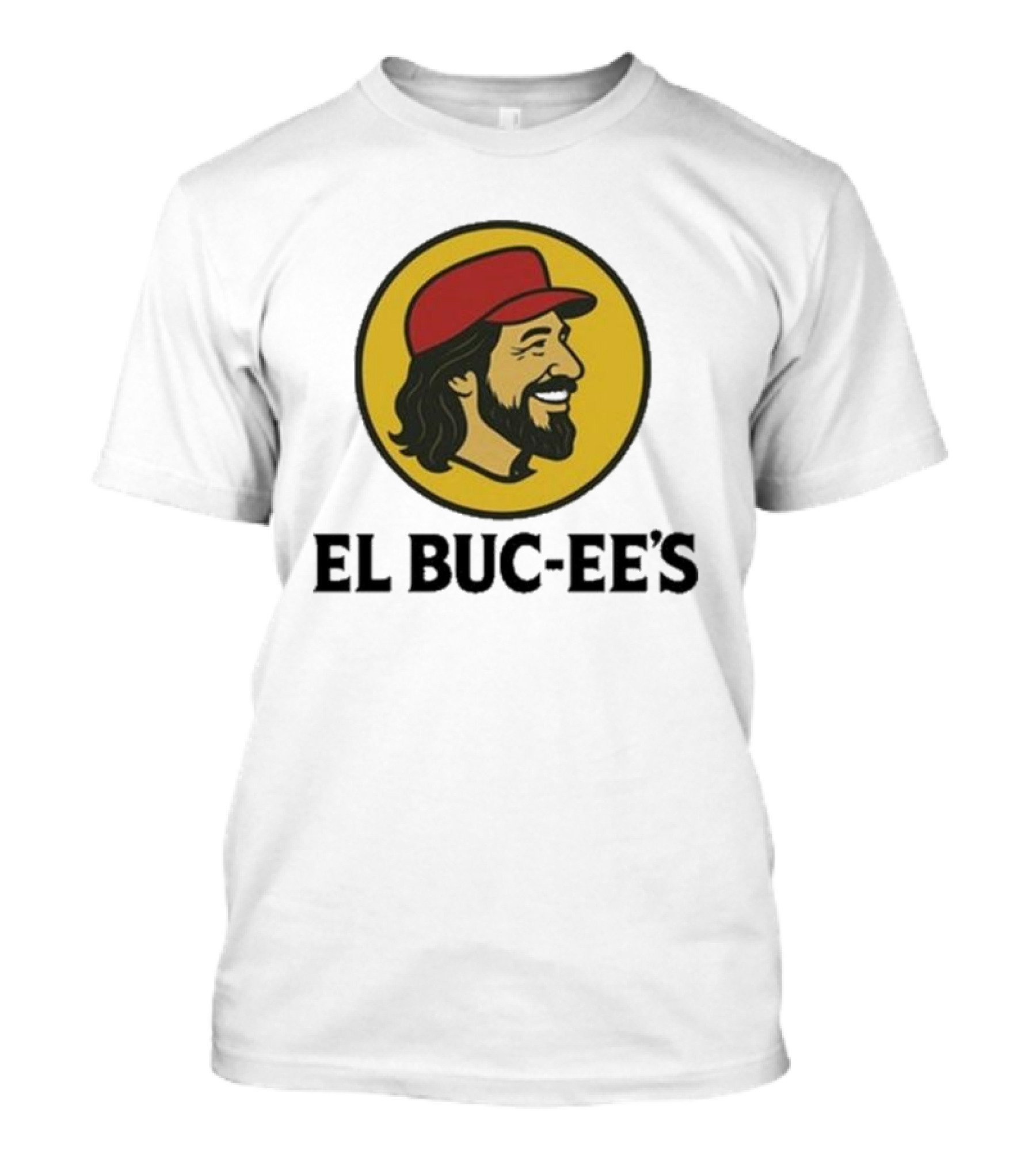 "Somos Bien Méxican Buc-ee’s Parody With Iconic Yellow Red Design" T-Shirt