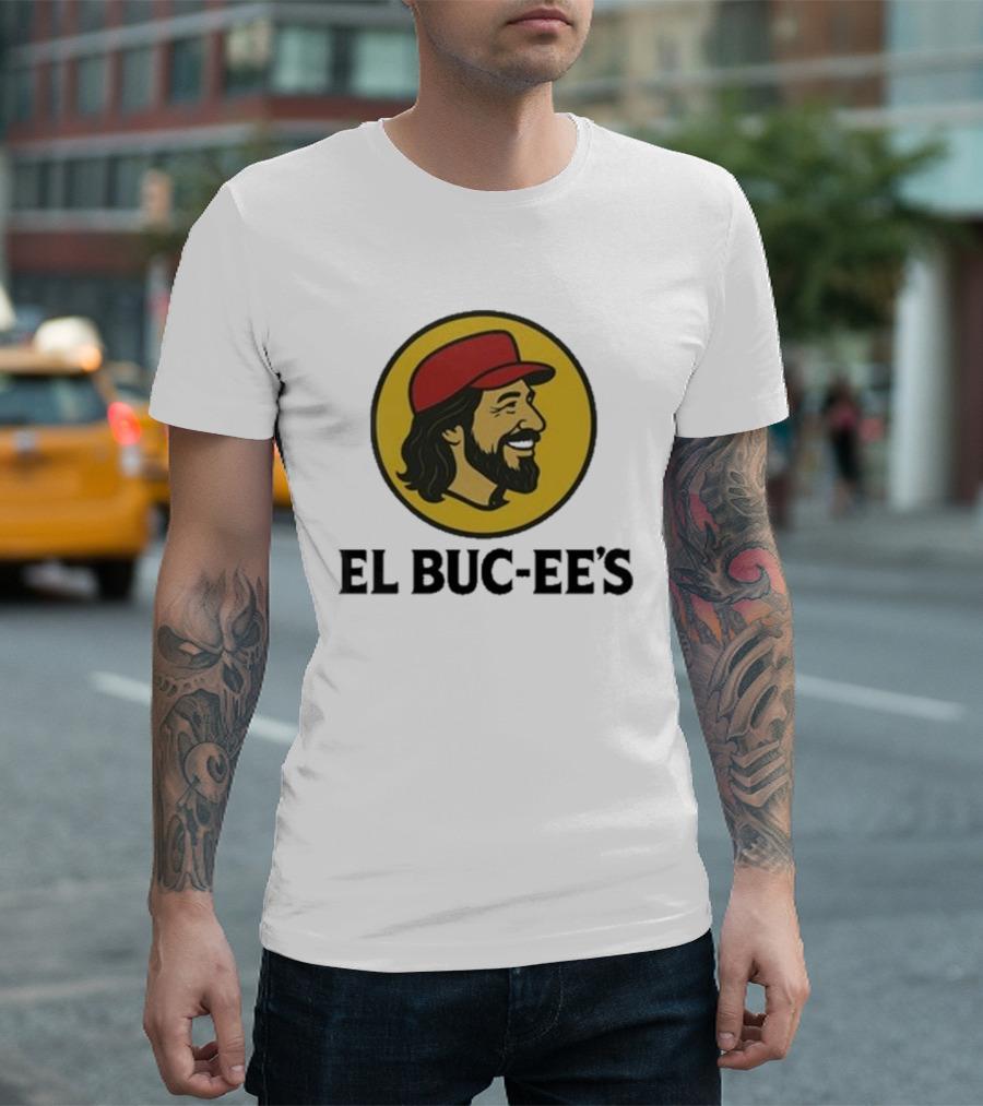 "Somos Bien Méxican Buc-ee’s Parody With Iconic Yellow Red Design" T-Shirt