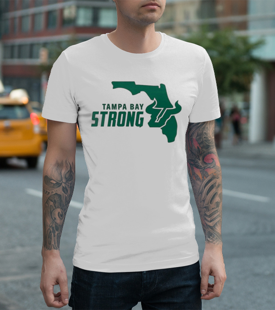 Tampa Bay Strong South Florida Bulls Hurricane Relief T-Shirt
