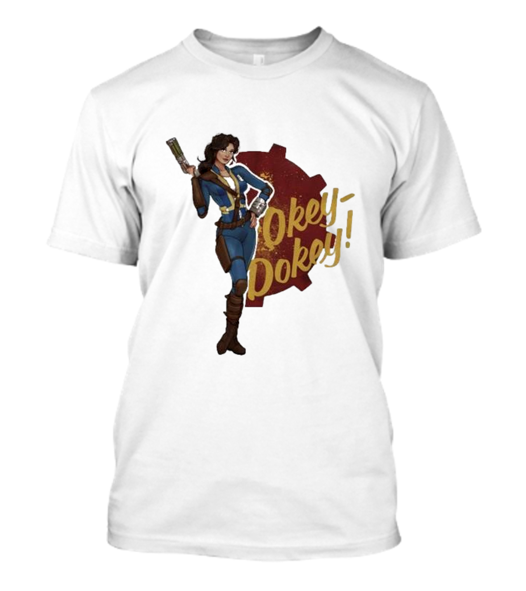 Spartan117gw Okey Dokey Gaming Vault Girl Retro Style T-Shirt