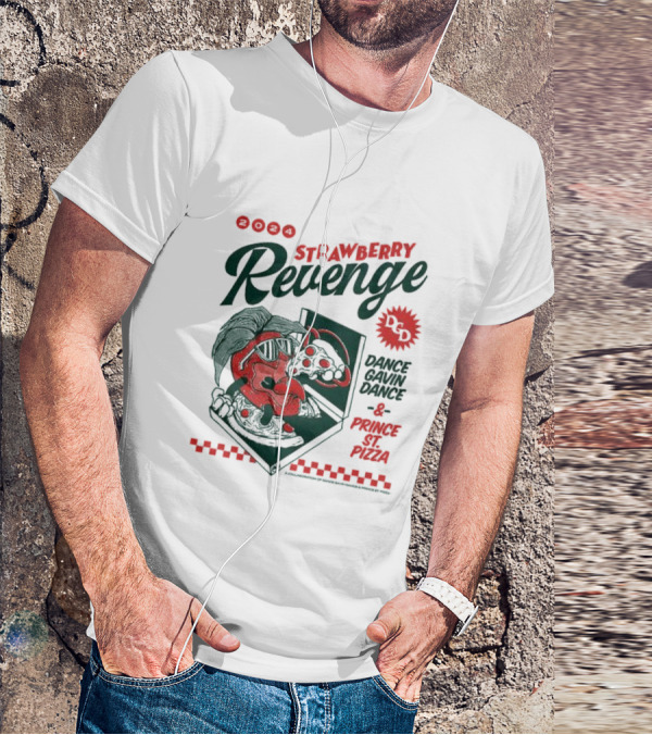 Strawberry Revenge Dance Gavin Dance Pizza Parody Pizza T-Shirt