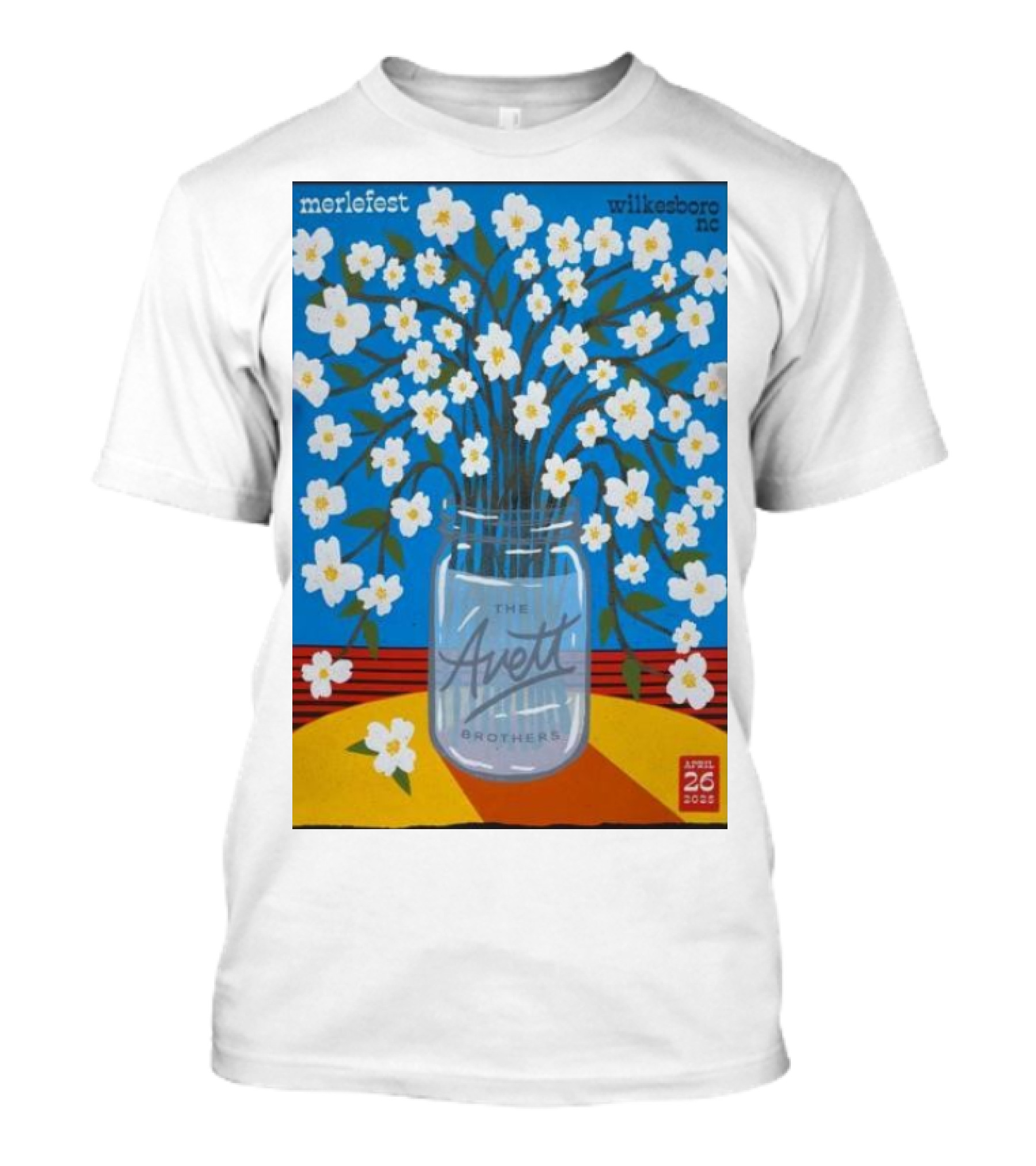 Merlefest Wilkesboro NC The Avett Brothers April 26 2025 T-Shirt