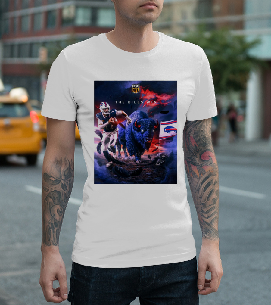 FOX NFL The Bills Win Buffalo Moving On To AFC Championship T-Shirt