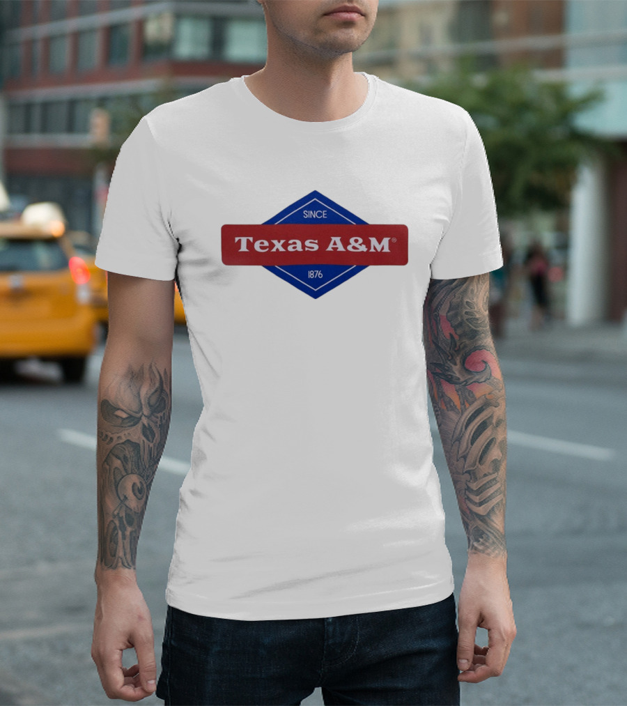 Texas A&M Since 1876 Diamond Logo T-Shirt