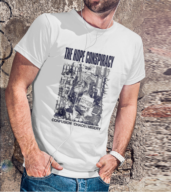 The Hope Conspiracy Branca CCM Natural Vintage-Style Imagery T-Shirt