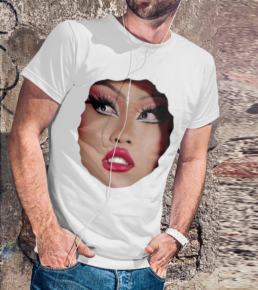 The Joella Dynasty Joella’s Hole Face Art Portrait T-Shirt