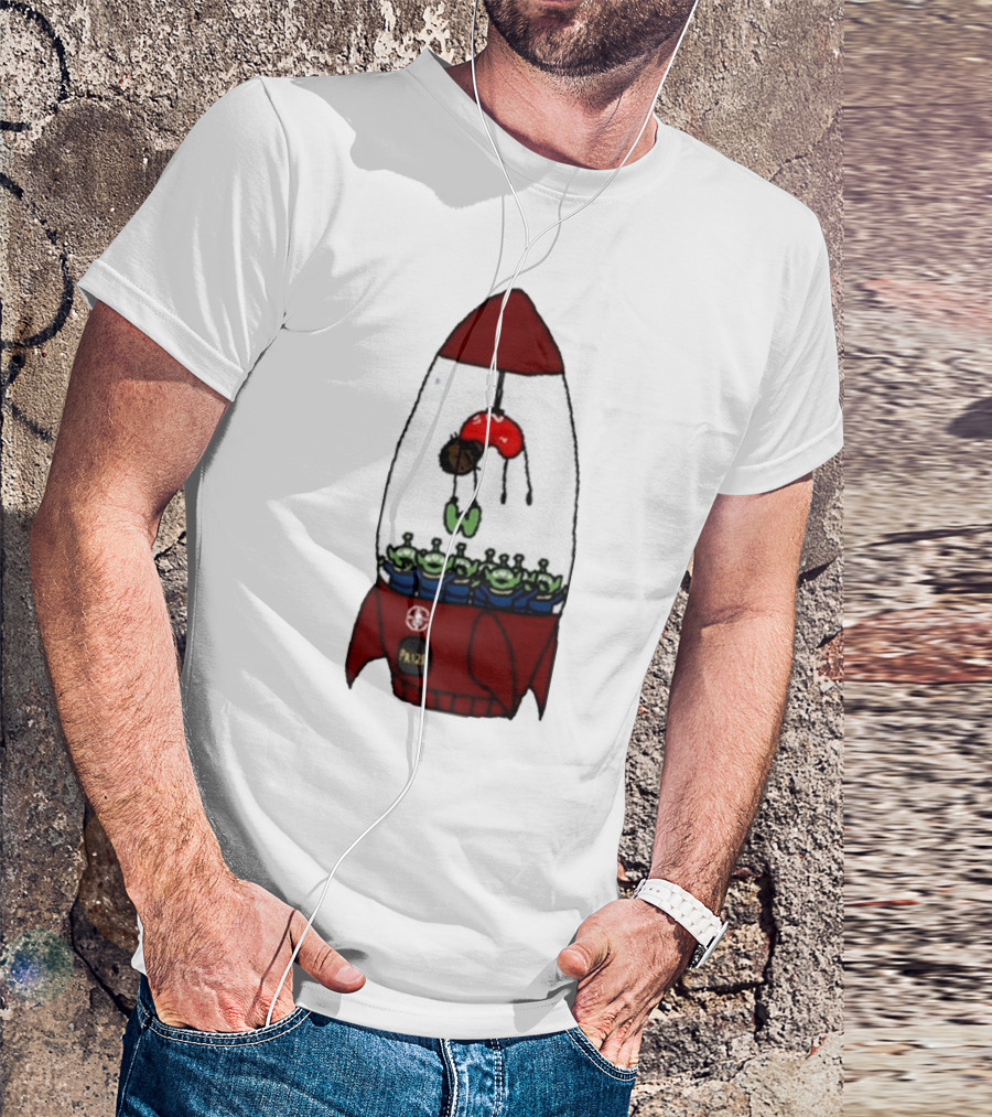 Kawhi Leonard Claw Dunk Rocket And Aliens Clippers T-Shirt