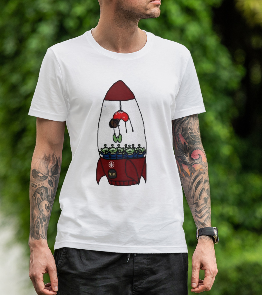 Kawhi Leonard Claw Dunk Rocket And Aliens Clippers T-Shirt