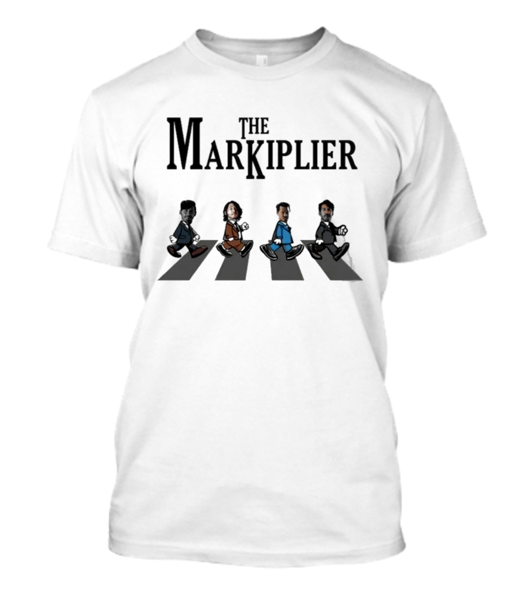 Markiplier Egos Walk Abbey Road In Iconic Tribute Style T-Shirt