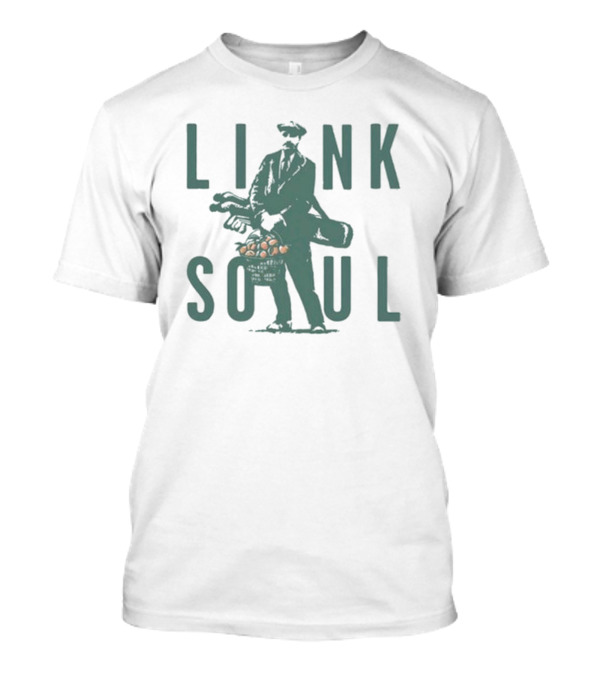 Link Soul Practice Makes Peaches Golfer With Golf Clubs And Peaches T-Shirt
