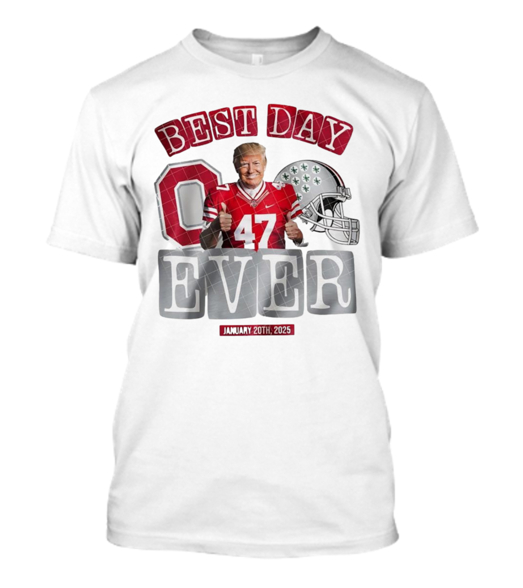 Trump Ohio State Buckeyes Best Day Ever January 20th 2025 T-Shirt