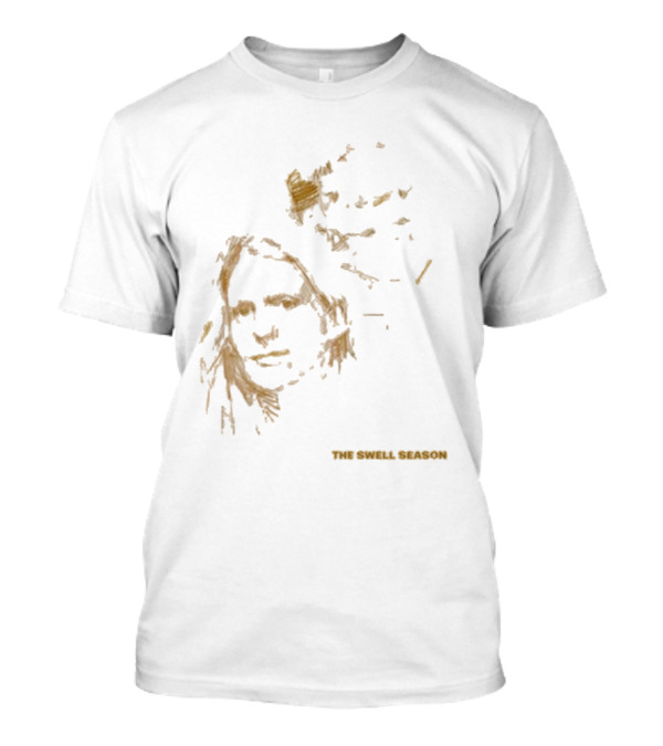 The Swell Season Natural Outline Face Design T-Shirt