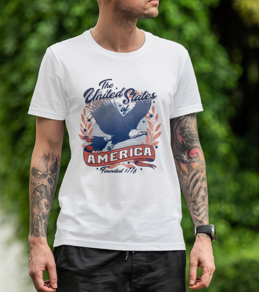 The United States America Eagle Founded 1776 T-Shirt