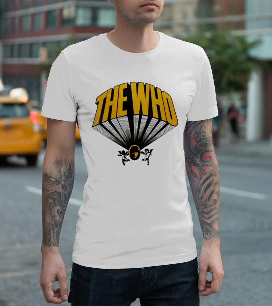 The Who Drum Skin Iconic Band Logo T-Shirt