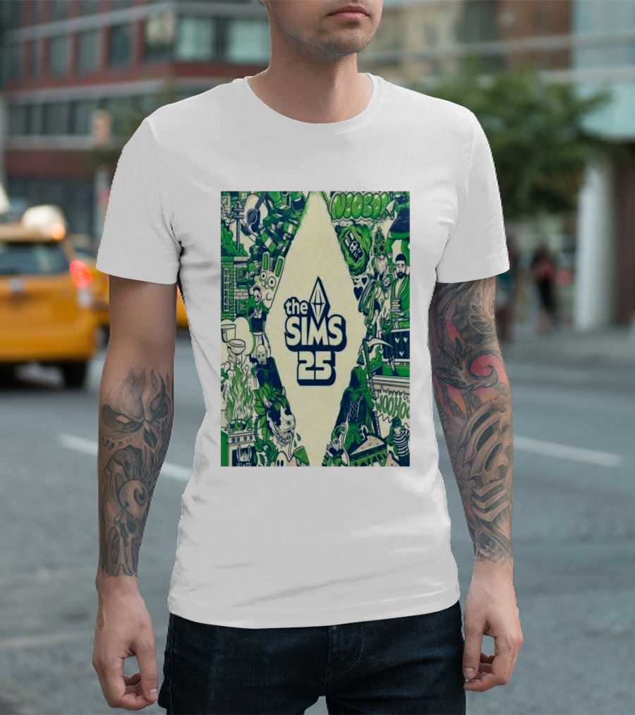 Various The Sims 25th Anniversary Woohoo Plumbob Nooboo T-Shirt