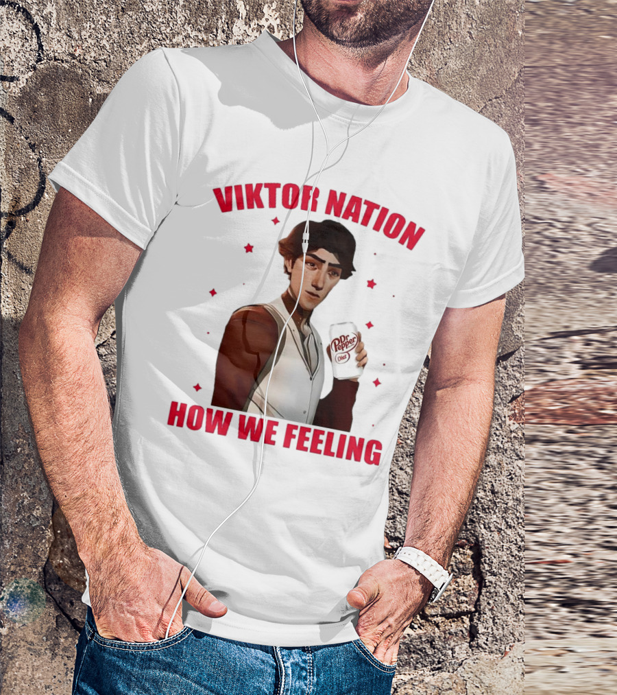 Viktor Nation How We Feeling Dr Pepper Diet Can Illustration T-Shirt