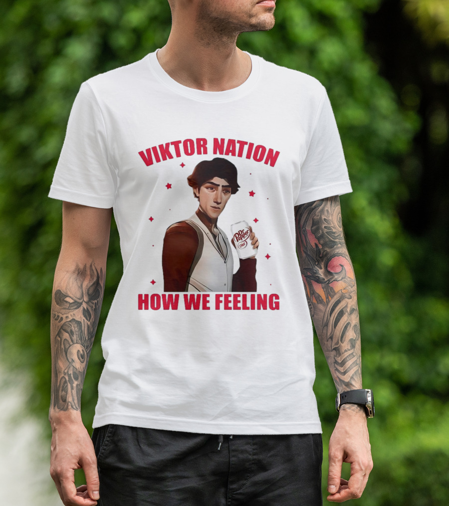 Viktor Nation How We Feeling Dr Pepper Diet Can Illustration T-Shirt