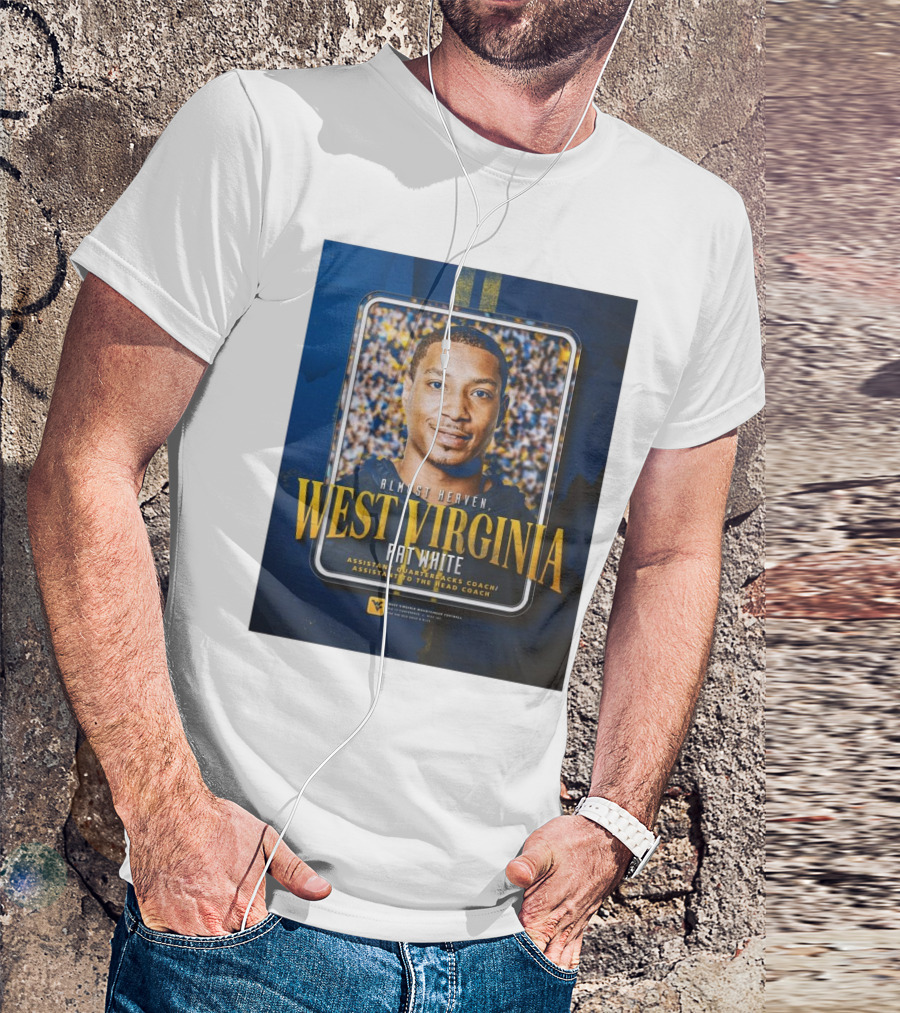 Almost Heaven West Virginia Pat White Assistant Quarterbacks Coach Football T-Shirt