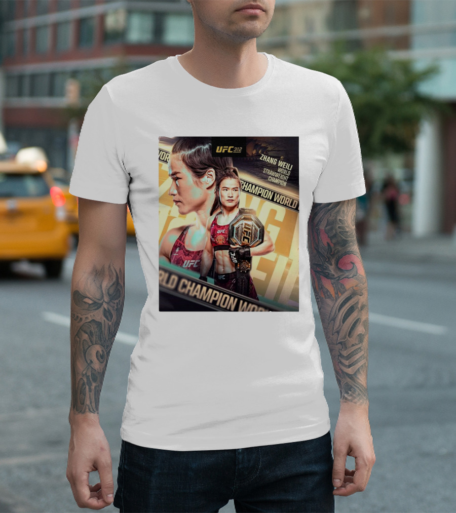 UFC 312 Zhang Weili World Strawweight Champion T-Shirt