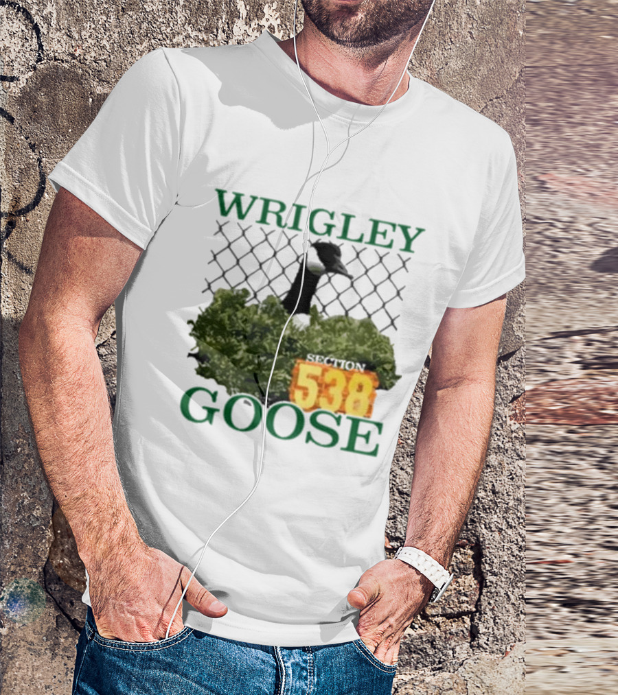 Wrigley Goose Section 538 Chicago Cubs Stadium Fan Apparel T-Shirt