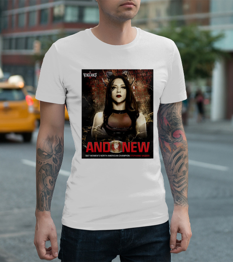 WWE Vengeance Day And New NXT Women’s North American Champion Stephanie Vaquer T-Shirt