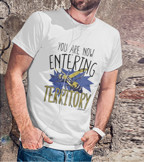 Yellowjackets You Are Now Entering Territory T-Shirt