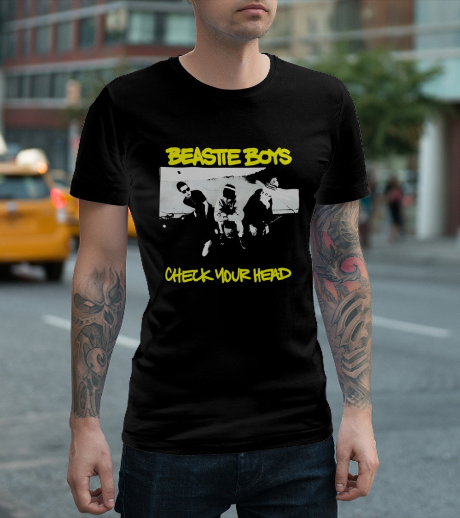 Beastie Boys Check Your Head Album Cover Yellow T-Shirt