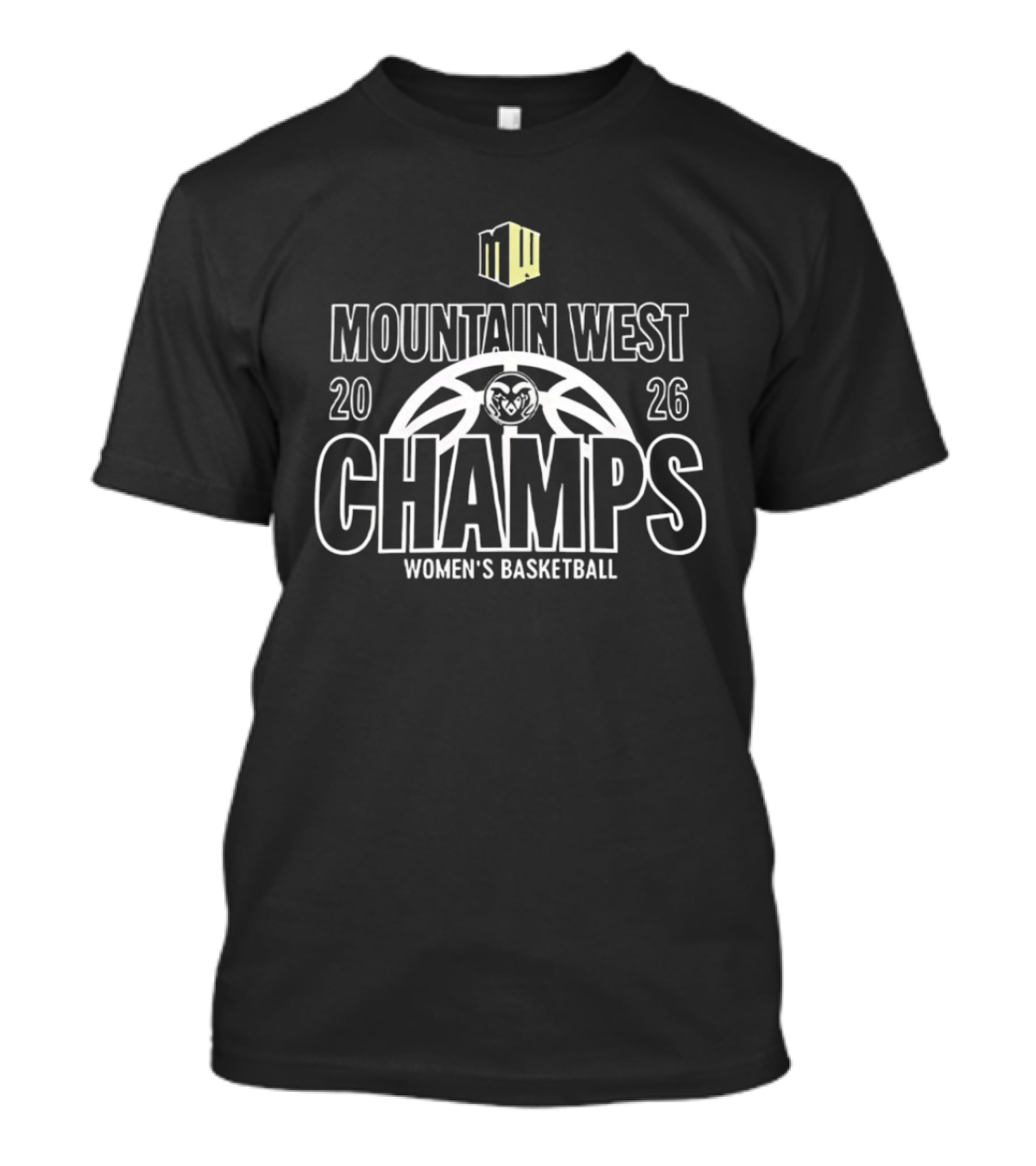 Mountain West 2026 Champs Women's Basketball T-Shirt