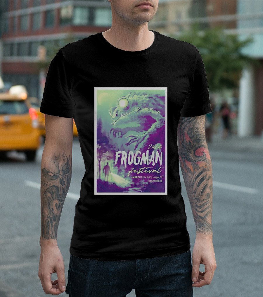 2026 Frogman Festival Loveland OH March 7 At The Oasis T-Shirt