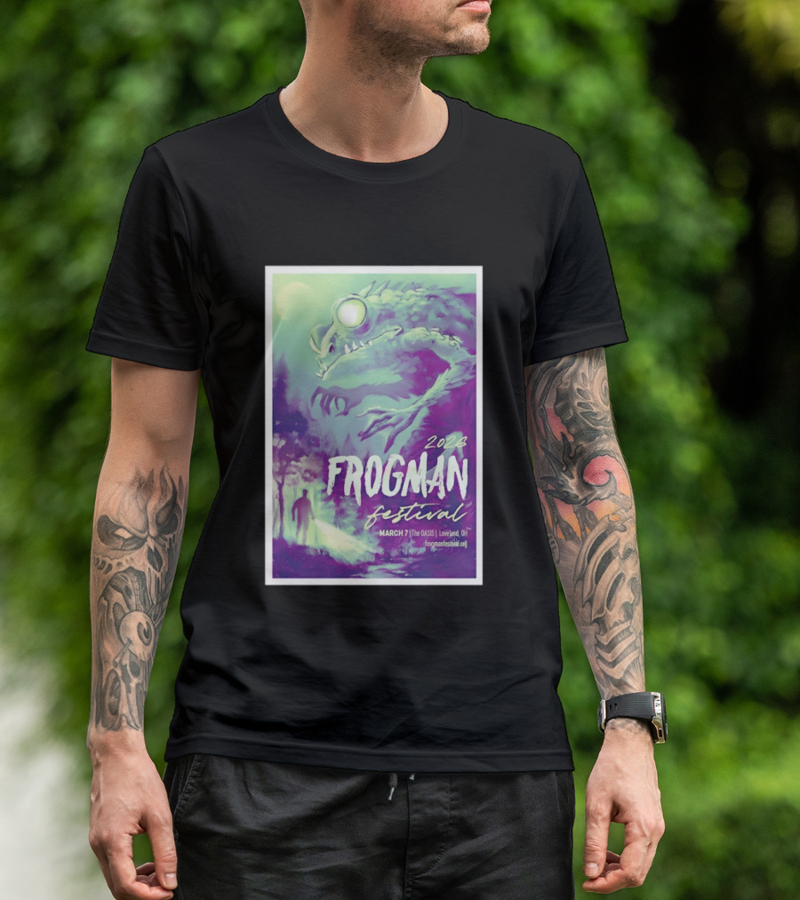 2026 Frogman Festival Loveland OH March 7 At The Oasis T-Shirt