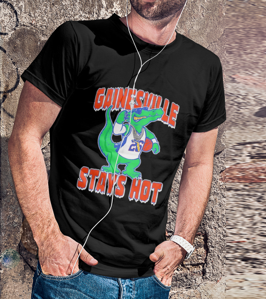 Gainesville Stays Hot Florida Gator Basketball 26 Sunglasses T-Shirt