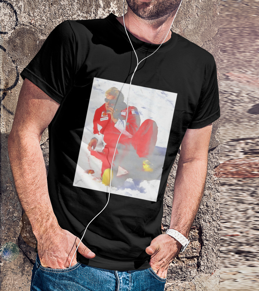 Ice Man Kimi Raikkonen F1 Ferrari Team Racing Legend T-Shirt
