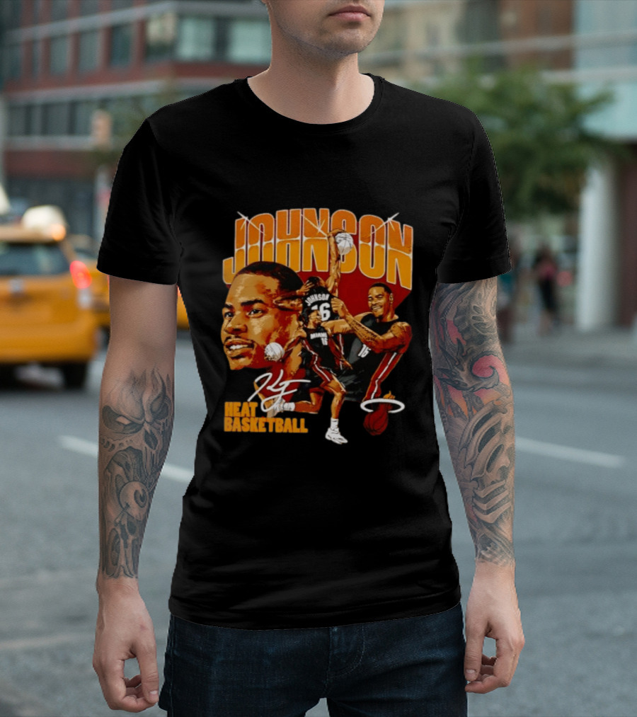 Johnson Heat Basketball Keyonte Johnson Miami 16 T-Shirt